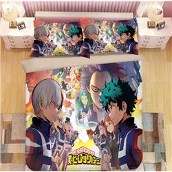 my hero academia anime bedsheet set US-FULL 203x228cm welcome custom design