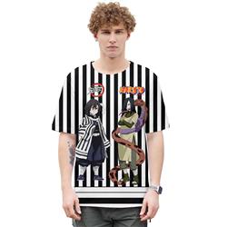 naruto demon slayer anime 3d printed tshirt 2xs to 4xl