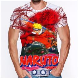 naruto anime 3d printed tshirt