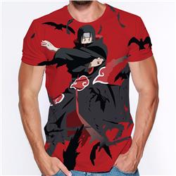 naruto anime 3d printed tshirt