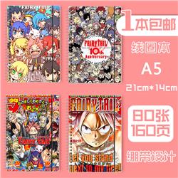 fairy tail anime notebook