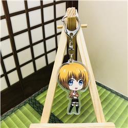 attack on titan anime keychain