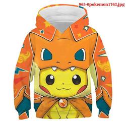 pokemon anime 3d printed hoodie