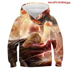 one punch man anime 3d printed hoodie