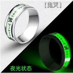 demon slayer anime moon ring