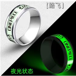 one piece anime moon ring