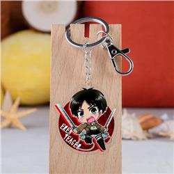 attack on titan anime keychain