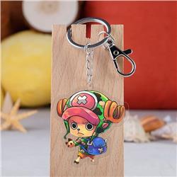 one piece anime keychain