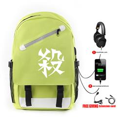 demon slayer anime usb travel bag