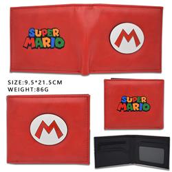 Super Mario Bro Game Cartoon Silica Gel Purse Cute Wallet