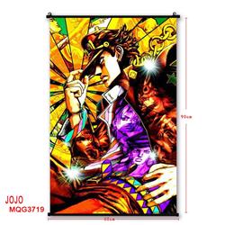 JoJos Bizarre Adventure Anime plastic pole cloth painting Wall Scroll 60X90CM