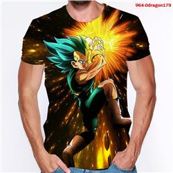 dragon ball anime 3d printed tshirt