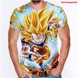 dragon ball anime 3d printed tshirt