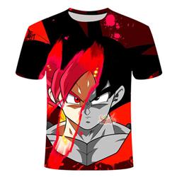 dragon ball anime 3d printed tshirt