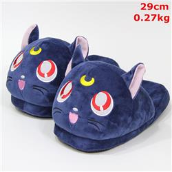 Pretty Soldier Sailor Moon Luna Cosplay Cartoon For Adult Anime Plush Slipper