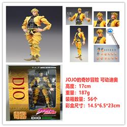 Jojo's Bizarre Adventure Dio Anime Action Figure Toy 17cm