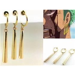 One Piece Roronoa Zoro Earring Alloy Material Anime Drop Earring