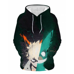 Styles Boku no Hero Academia/My Hero Academia Cartoon Long Sleeve Sweater Anime Hooded