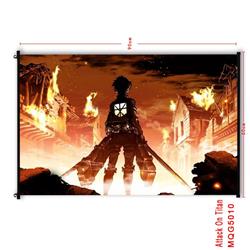 attack on titan anime wallscroll