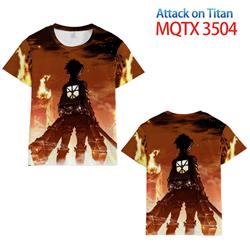 attack on titan anime tshirt