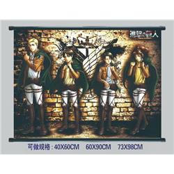 attack on titan anime wallscroll 60*90cm