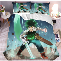 my hero academia anime bedsheet set US Full 203×228cm