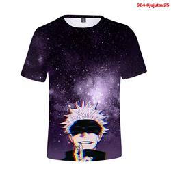 jujutsu kaisen anime 3d printed tshirt