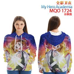 my hero academia anime 3d printed hoodie