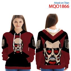 attack on titan anime 3d printed hoodie