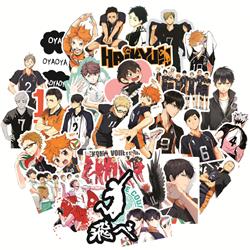 haikyuu anime sticker 50 pcs/set