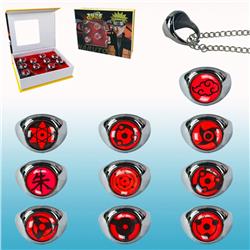 naruto anime ring set