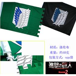 attack on titan anime flag