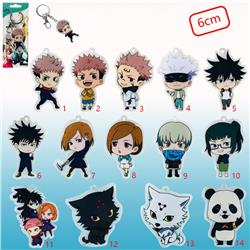 jujutsu kaisen anime keychain