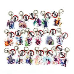demon slayer pokemon anime keychain random selection