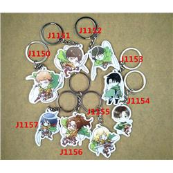 attack on titan anime keychain
