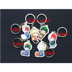 my hero academia anime keychain