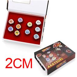 naruto anime ring set