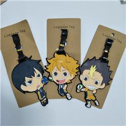 haikyuu anime rubber accessories