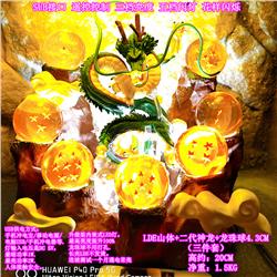 WCF MEGA dragon ball anime led figure model usb covert 5 flash lights