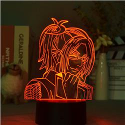 Attack on Titan anime 7 colours LED light