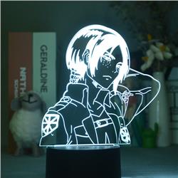 Attack on Titan anime 7 colours LED light