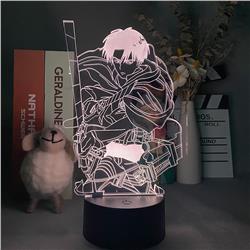 Attack on Titan anime 7 colours LED light