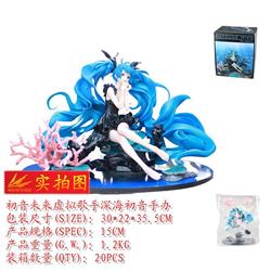 miku.hatsune anime figure 30*22*35.5CM