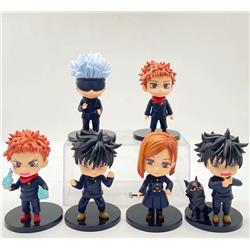 Jujutsu Kaisen anime figures set(6pcs a set)(OPP bag)