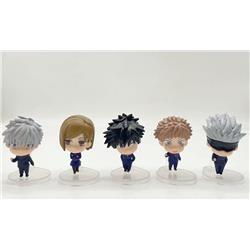 Jujutsu Kaisen anime figures set(5pcs a set)(OPP bag)