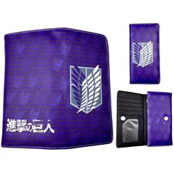 Attack on Titan anime long wallet
