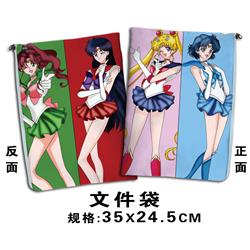 sailormoon anime file bag