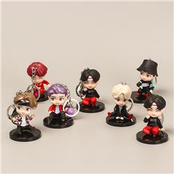 BTS PVC keychain, price for a set of 7 pcs