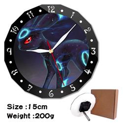 pokemon anime wall clock