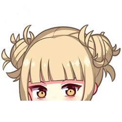 my hero academia anime car sticker